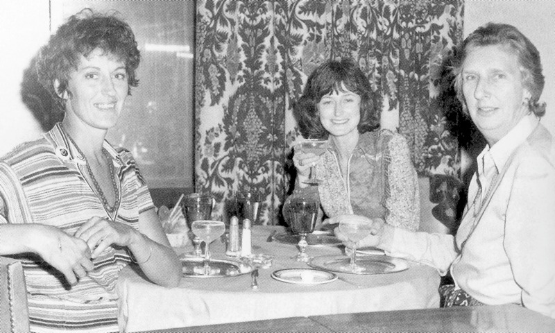 Margaret Whitlam with Germaine Greer and Susan Ryan.